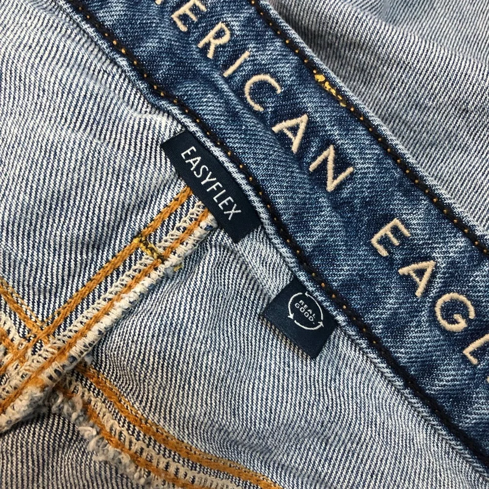 American Eagle Outfitters Easy Flex Distressed Denim Shorts